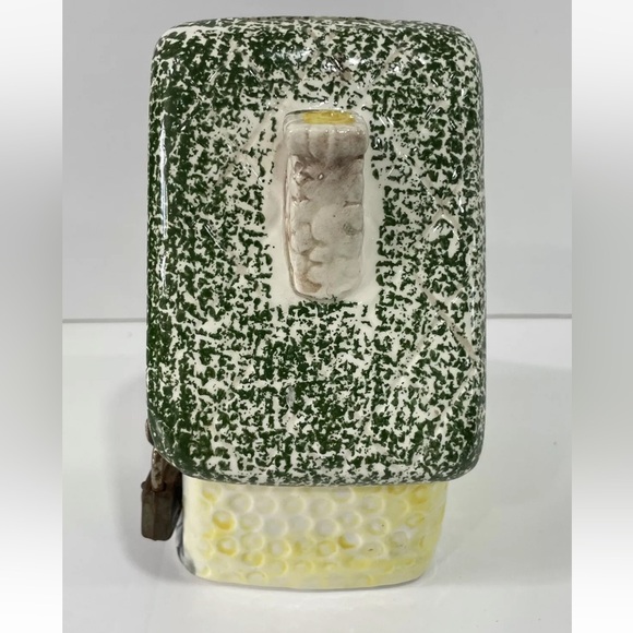 An Enterprise Exclusive ESD Japan Vtg Ceramic Fairy House Coin Bank Boy & Sheep - Picture 4 of 9